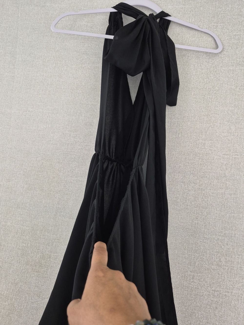 SHEIN Black Halter Neck Mini Dress Size M (SKU 0133) - Picture 10 of 14